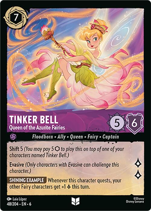 Tinker Bell - Queen of the Azurite Fairies (48/204) [Azurite Sea] | Deep Dive Games St. Marys