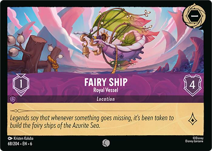 Fairy Ship - Royal Vessel (68/204) [Azurite Sea] | Deep Dive Games St. Marys
