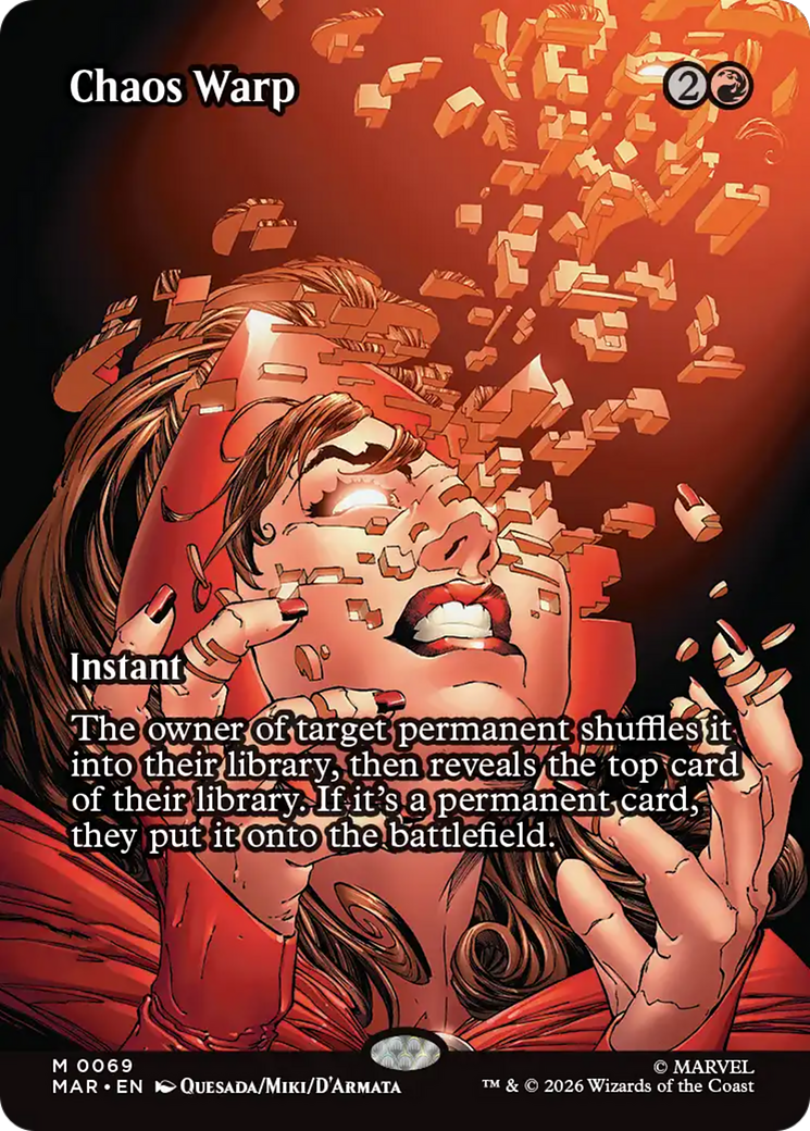 Chaos Warp (Borderless) [Marvel Universe: Eternal-Legal] | Deep Dive Games St. Marys