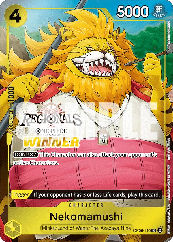 Nekomamushi (Offline Regional 2024 Vol. 3) [Winner] [One Piece Promotion Cards] | Deep Dive Games St. Marys