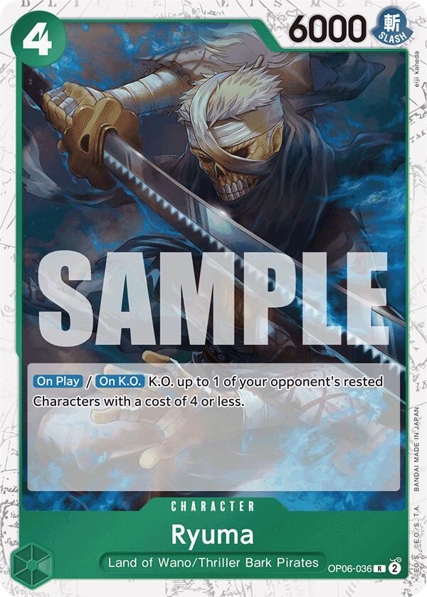 Ryuma (Jolly Roger Foil) [Premium Booster -The Best-] | Deep Dive Games St. Marys
