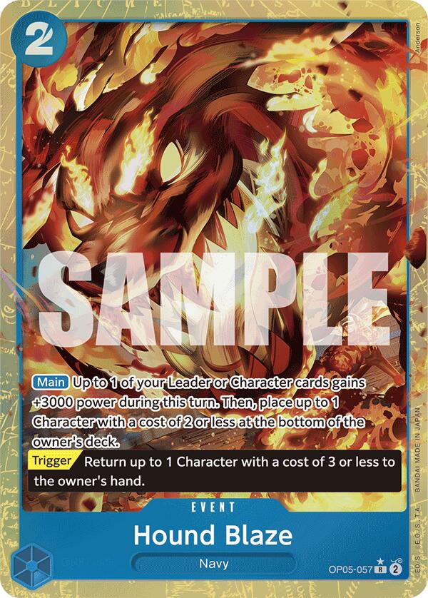 Hound Blaze (Alternate Art) [Premium Booster -The Best-] | Deep Dive Games St. Marys