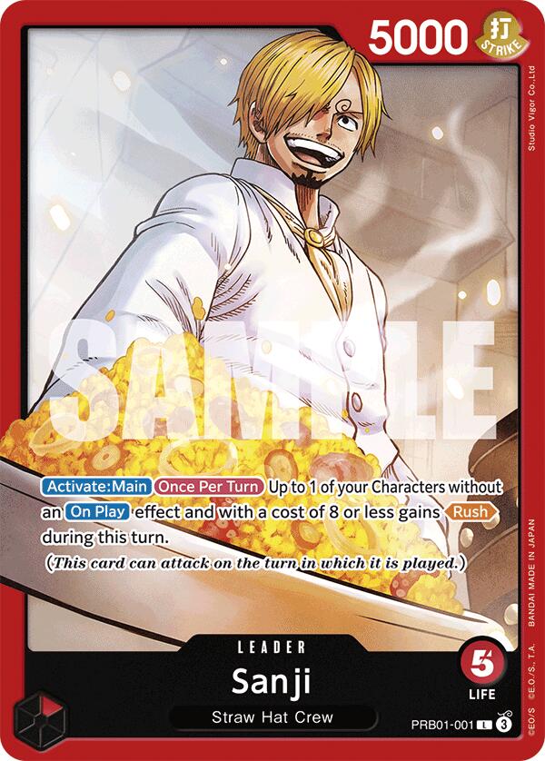Sanji (PRB01-001) [Premium Booster -The Best-] | Deep Dive Games St. Marys