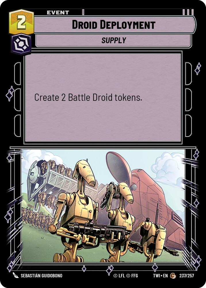 Droid Deployment (237/257) (237/257) [Twilight of the Republic] | Deep Dive Games St. Marys