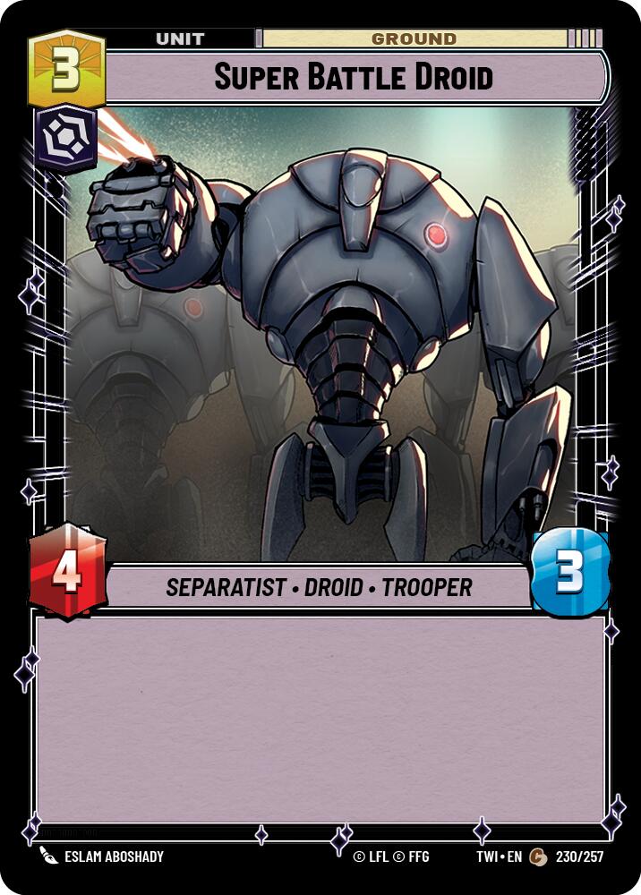 Super Battle Droid (230/257) (230/257) [Twilight of the Republic] | Deep Dive Games St. Marys