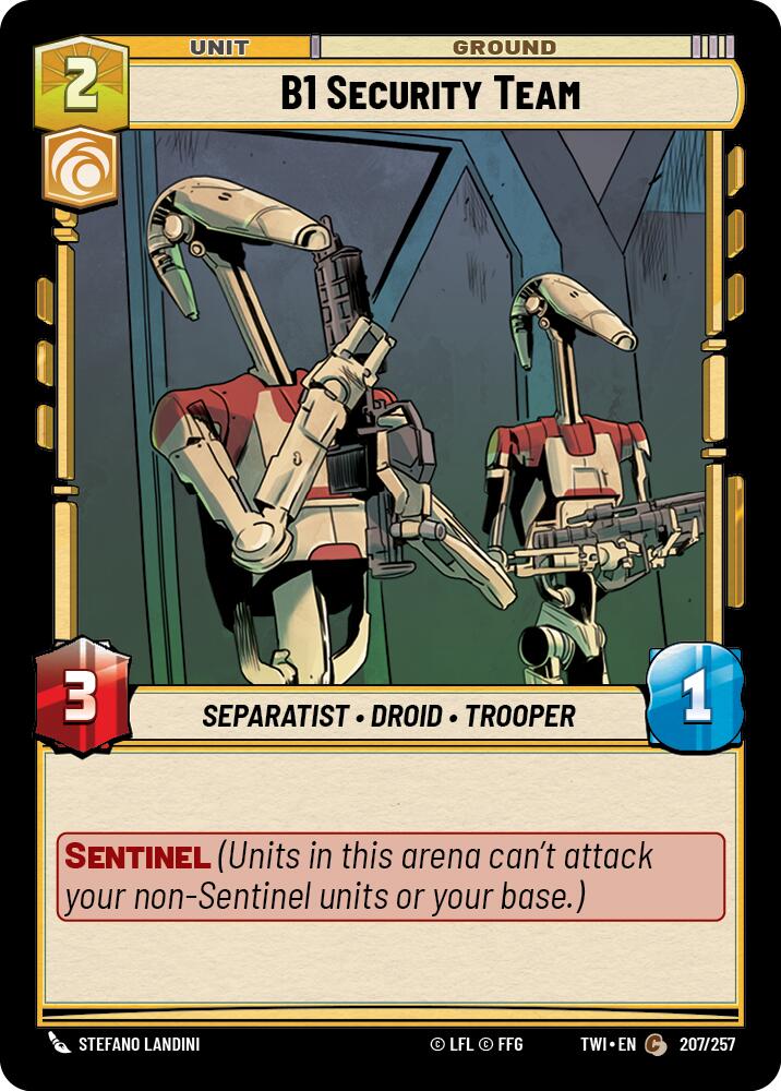 B1 Security Team (207/257) (207/257) [Twilight of the Republic] | Deep Dive Games St. Marys