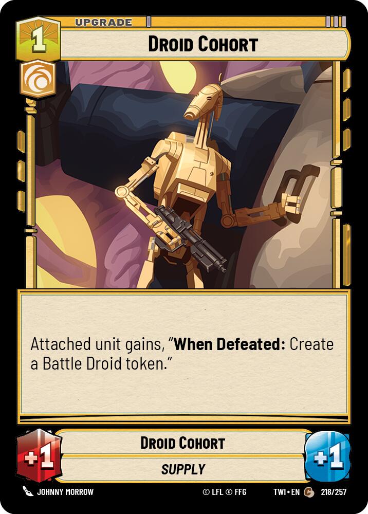 Droid Cohort (218/257) (218/257) [Twilight of the Republic] | Deep Dive Games St. Marys