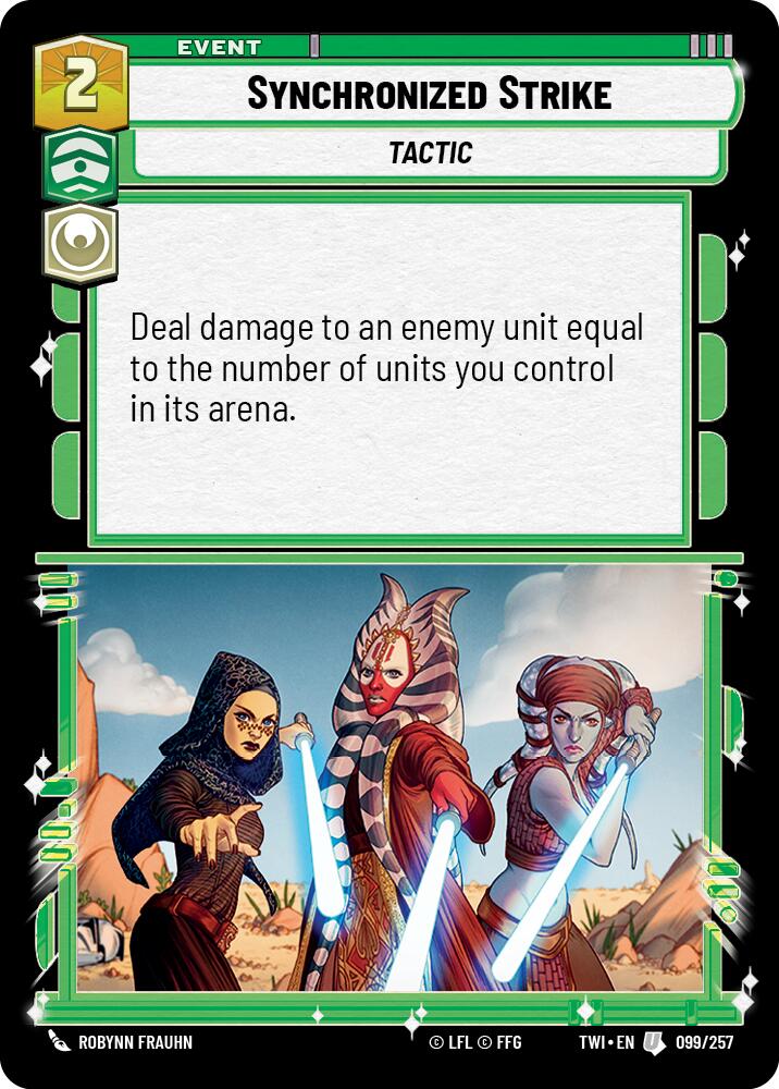 Synchronized Strike (099/257) (099/257) [Twilight of the Republic] | Deep Dive Games St. Marys