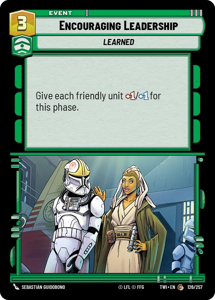 Encouraging Leadership (126/257) (126/257) [Twilight of the Republic] | Deep Dive Games St. Marys