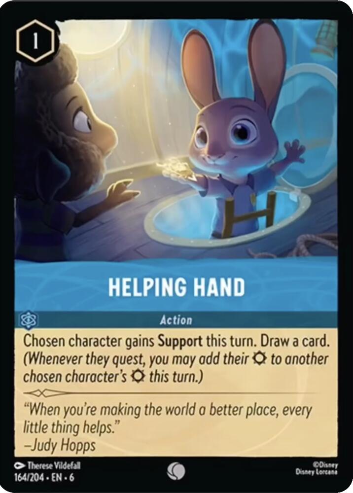 Helping Hand (164/204) [Azurite Sea] | Deep Dive Games St. Marys