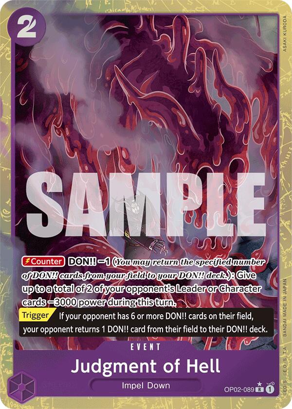 Judgment of Hell (Alternate Art) [Premium Booster -The Best-] | Deep Dive Games St. Marys