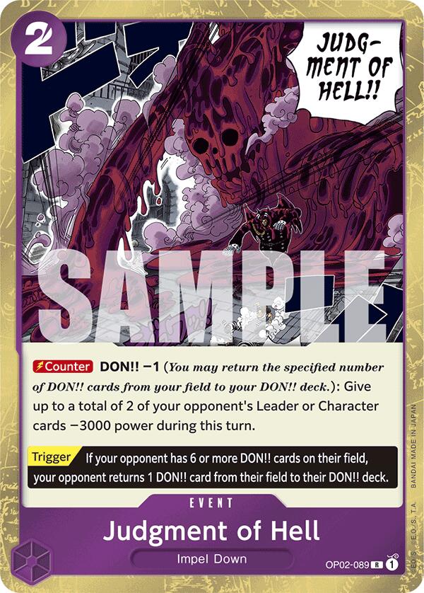 Judgment of Hell (Jolly Roger Foil) [Premium Booster -The Best-] | Deep Dive Games St. Marys