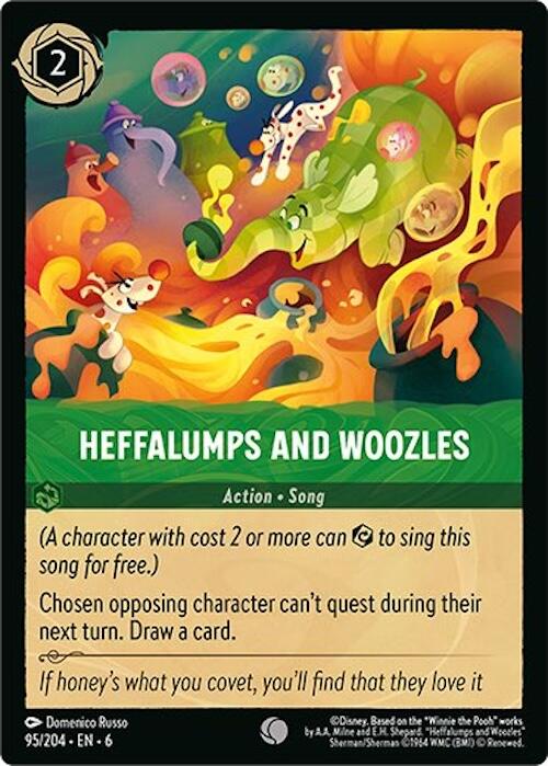 Heffalumps and Woozles (95/204) [Azurite Sea] | Deep Dive Games St. Marys