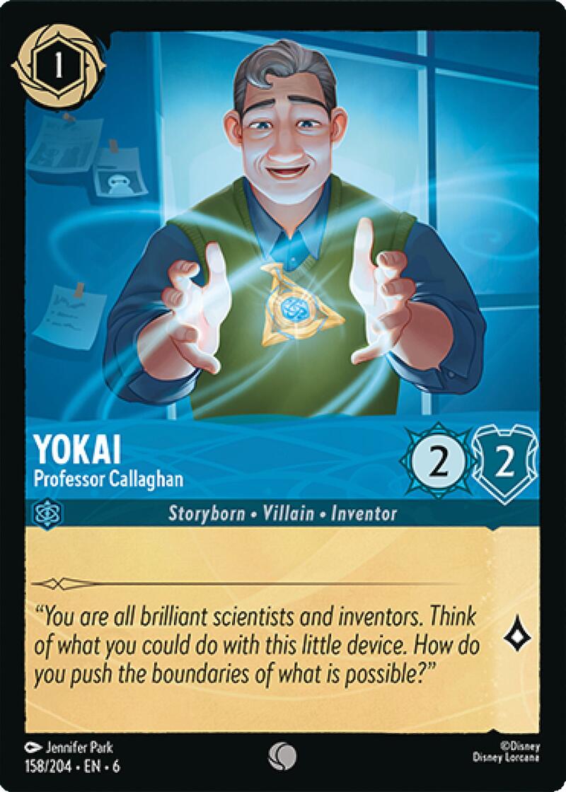 Yokai - Professor Callaghan (158/204) [Azurite Sea] | Deep Dive Games St. Marys