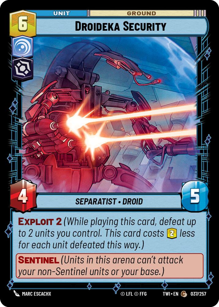Droideka Security (037/257) (037/257) [Twilight of the Republic] | Deep Dive Games St. Marys