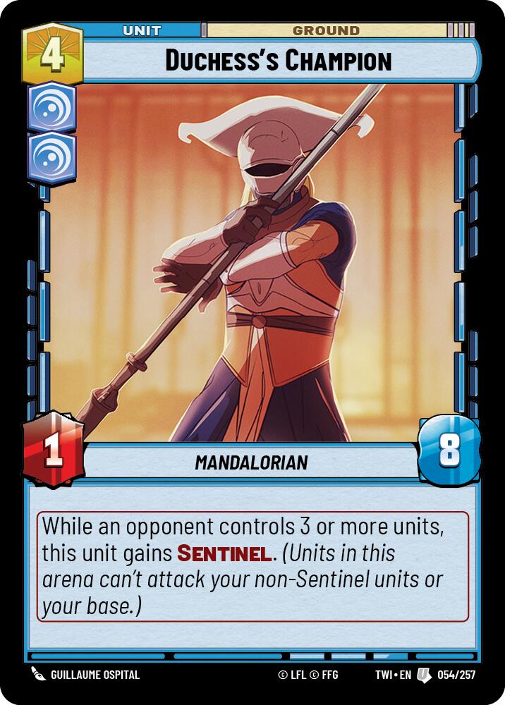 Duchess's Champion (054/257) (054/257) [Twilight of the Republic] | Deep Dive Games St. Marys