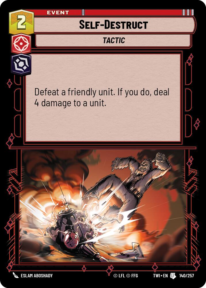 Self-Destruct (140/257) (140/257) [Twilight of the Republic] | Deep Dive Games St. Marys