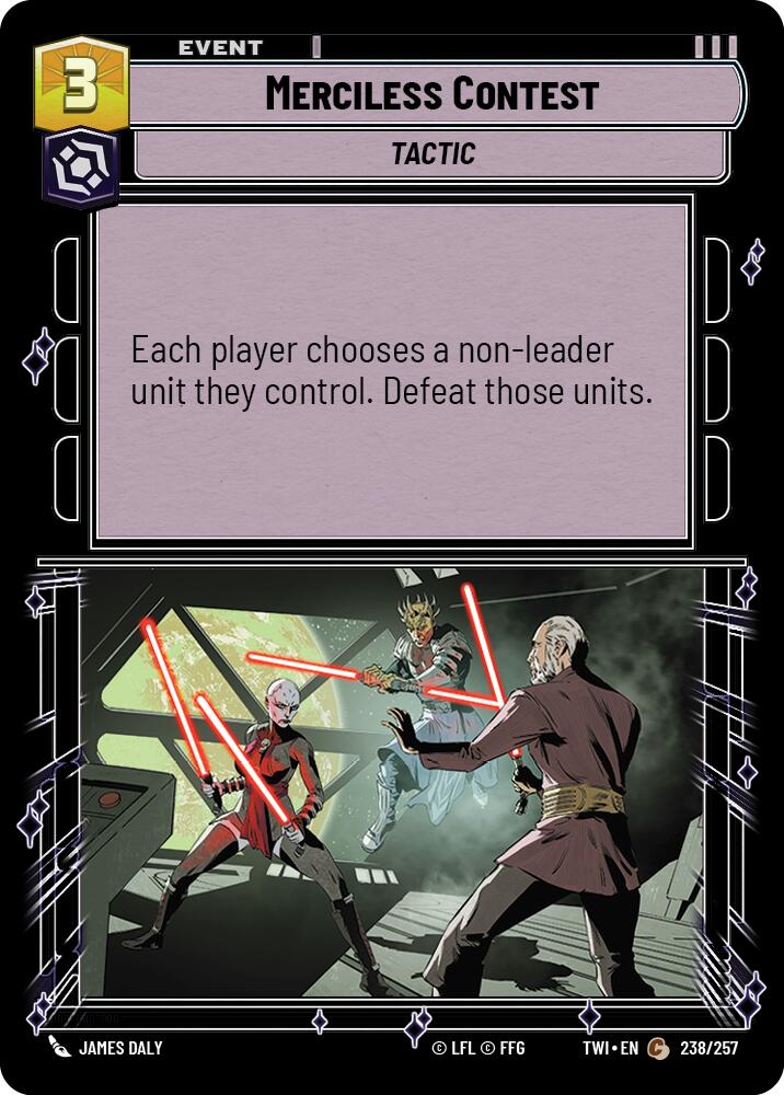 Merciless Contest (238/257) (238/257) [Twilight of the Republic] | Deep Dive Games St. Marys