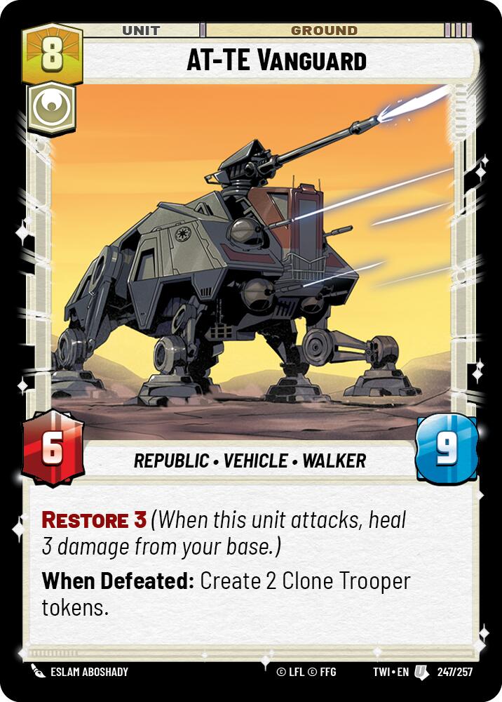 AT-TE Vanguard (247/257) (247/257) [Twilight of the Republic] | Deep Dive Games St. Marys