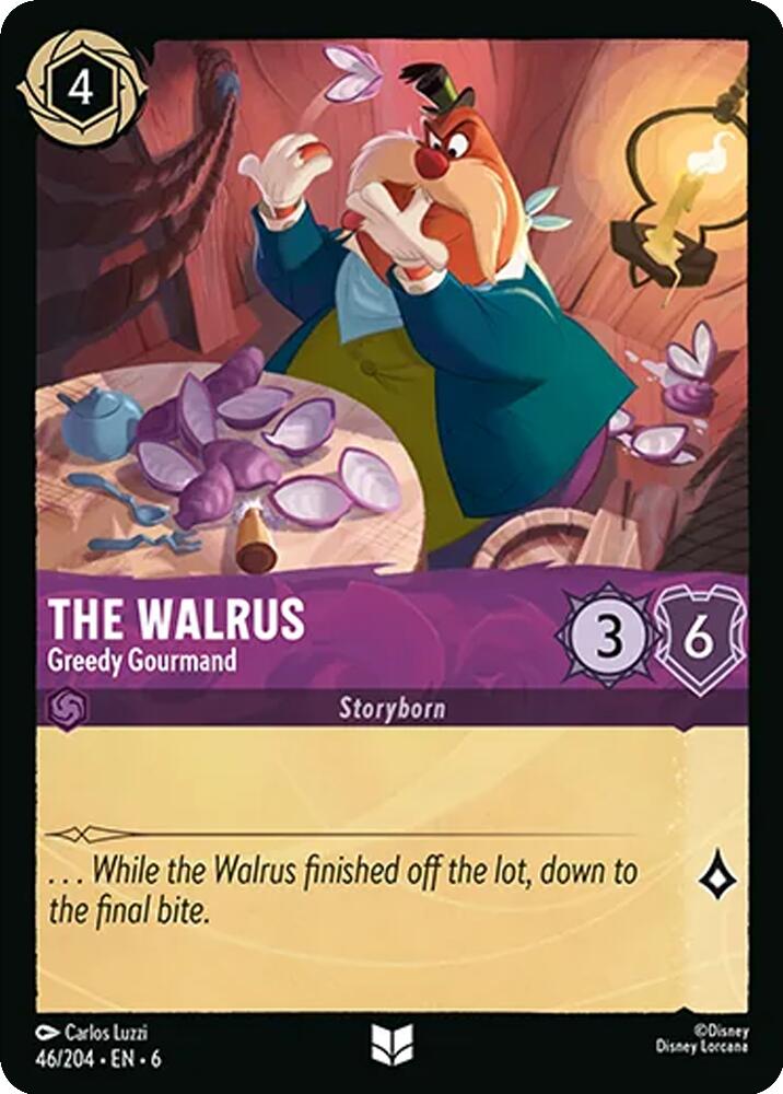 The Walrus - Greedy Gourmand (46/204) [Azurite Sea] | Deep Dive Games St. Marys