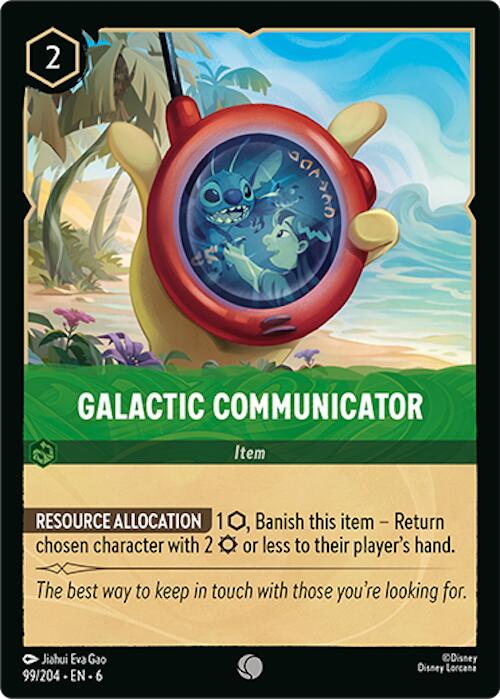 Galactic Communicator (99/204) [Azurite Sea] | Deep Dive Games St. Marys
