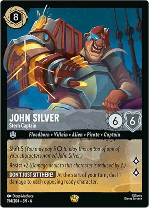 John Silver - Stern Captain (194/204) [Azurite Sea] | Deep Dive Games St. Marys
