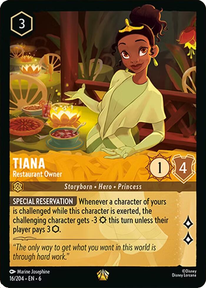 Tiana - Restaurant Owner (16/204) [Azurite Sea] | Deep Dive Games St. Marys