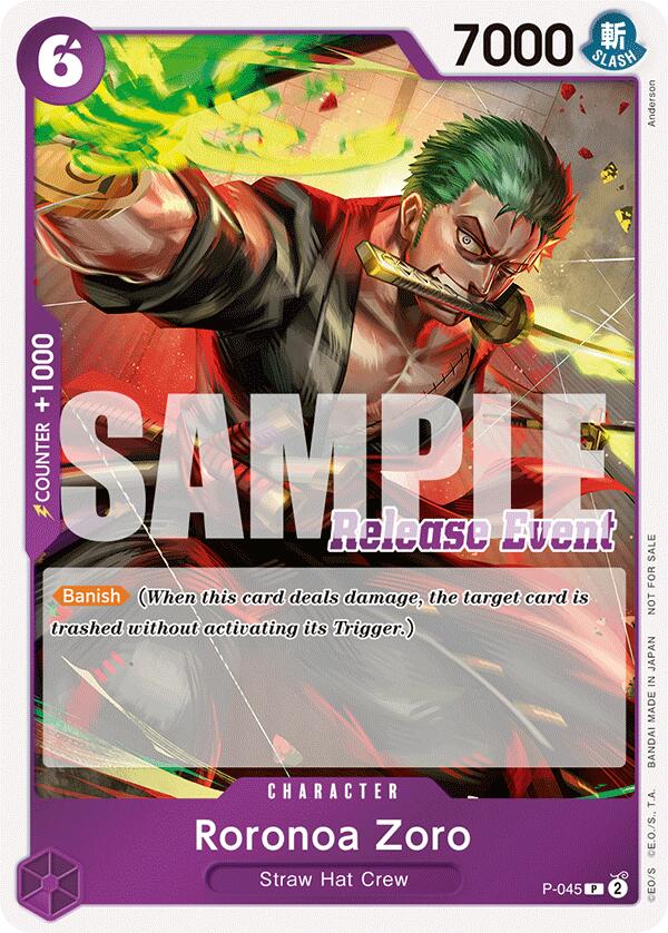 Roronoa Zoro (ST15 - ST20 Release Event Winner Pack) [One Piece Promotion Cards] | Deep Dive Games St. Marys