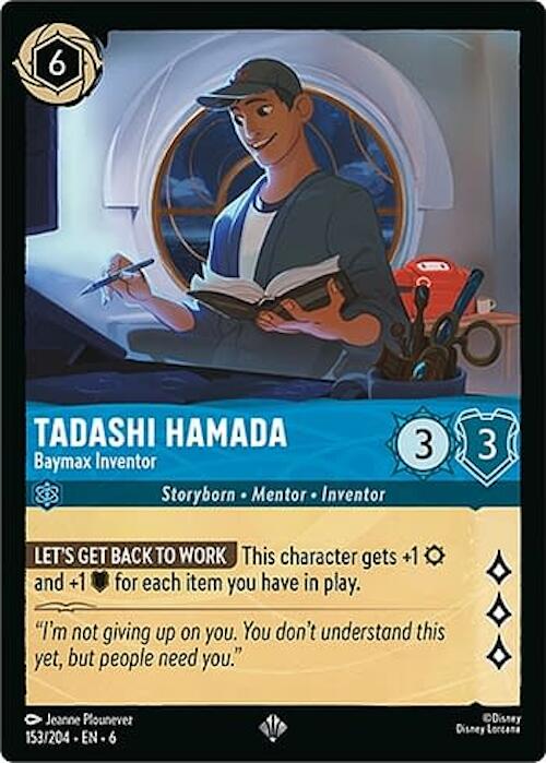 Tadashi Hamada - Baymax Inventor (153/204) [Azurite Sea] | Deep Dive Games St. Marys
