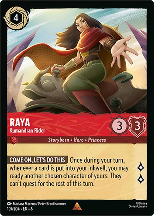 Raya - Kumandran Rider (107/204) [Azurite Sea] | Deep Dive Games St. Marys