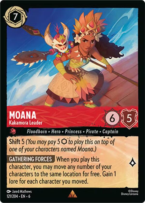 Moana - Kakamora Leader (121/204) [Azurite Sea] | Deep Dive Games St. Marys