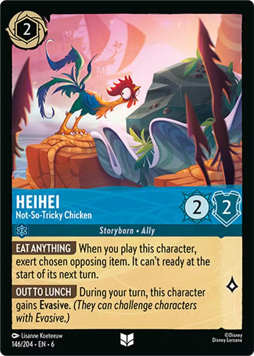 HeiHei - Not-So-Tricky Chicken (146/204) [Azurite Sea] | Deep Dive Games St. Marys
