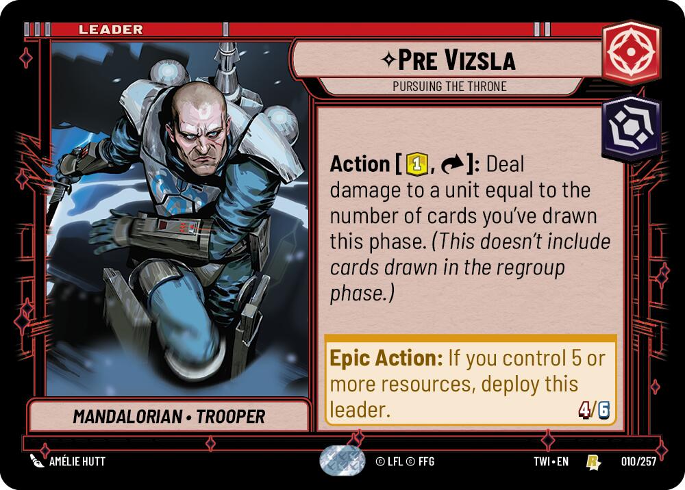 Pre Vizsla - Pursuing the Throne (010/257) (010/257) [Twilight of the Republic] | Deep Dive Games St. Marys