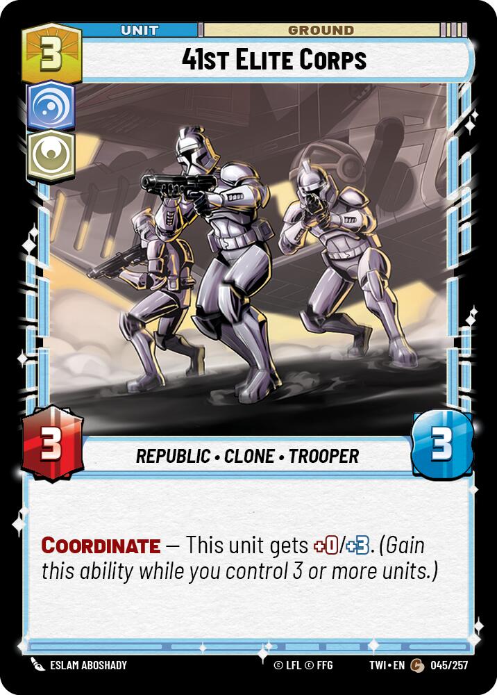 41st Elite Corps (045/257) (045/257) [Twilight of the Republic] | Deep Dive Games St. Marys