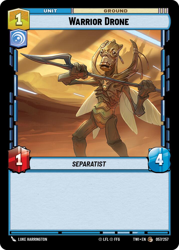 Warrior Drone (057/257) (057/257) [Twilight of the Republic] | Deep Dive Games St. Marys