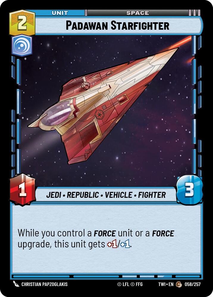 Padawan Starfighter (058/257) (058/257) [Twilight of the Republic] | Deep Dive Games St. Marys