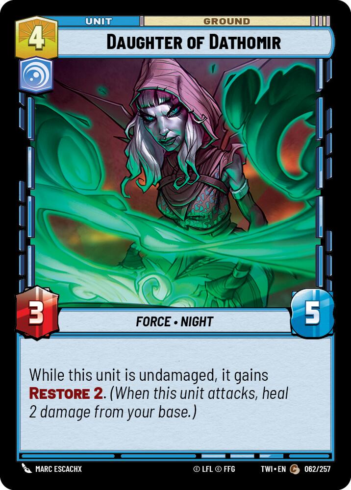 Daughter of Dathomir (062/257) (062/257) [Twilight of the Republic] | Deep Dive Games St. Marys