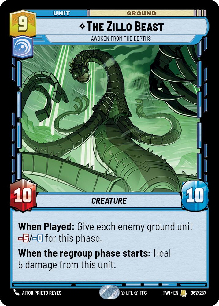 The Zillo Beast - Awoken From The Depths (067/257) (067/257) [Twilight of the Republic] | Deep Dive Games St. Marys