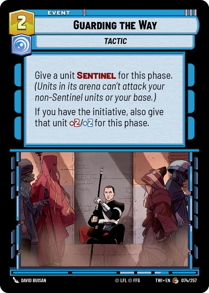 Guarding the Way (074/257) (074/257) [Twilight of the Republic] | Deep Dive Games St. Marys