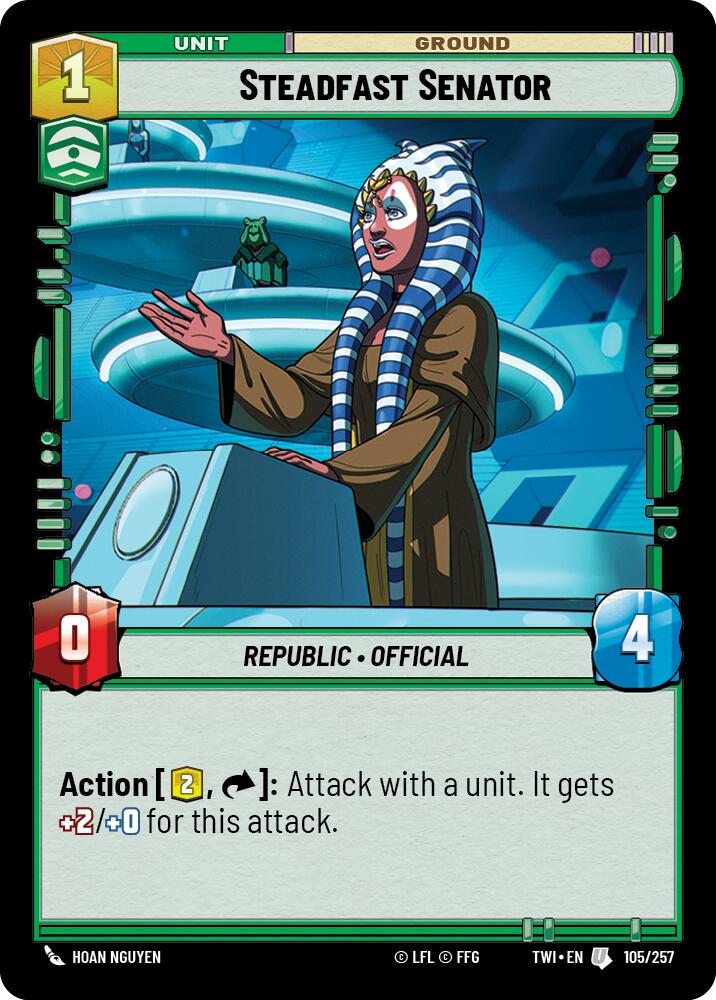 Steadfast Senator (105/257) (105/257) [Twilight of the Republic] | Deep Dive Games St. Marys
