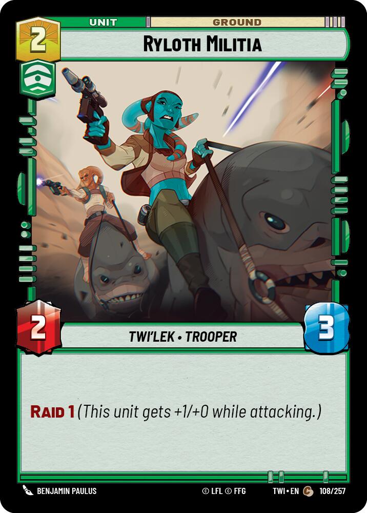 Ryloth Militia (108/257) (108/257) [Twilight of the Republic] | Deep Dive Games St. Marys