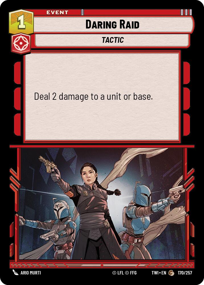 Daring Raid (170/257) (170/257) [Twilight of the Republic] | Deep Dive Games St. Marys