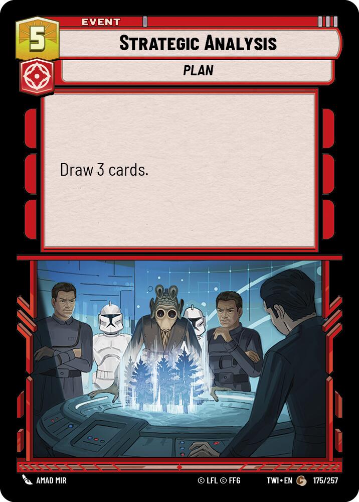 Strategic Analysis (175/257) (175/257) [Twilight of the Republic] | Deep Dive Games St. Marys