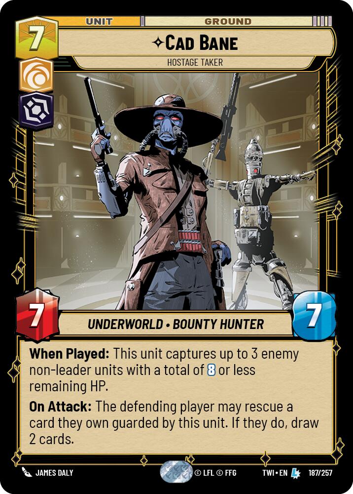 Cad Bane - Hostage Taker (187/257) (187/257) [Twilight of the Republic] | Deep Dive Games St. Marys