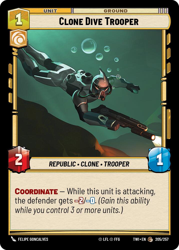 Clone Dive Trooper (205/257) (205/257) [Twilight of the Republic] | Deep Dive Games St. Marys