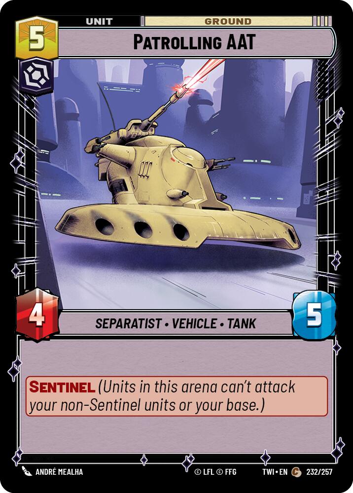 Patrolling AAT (232/257) (232/257) [Twilight of the Republic] | Deep Dive Games St. Marys