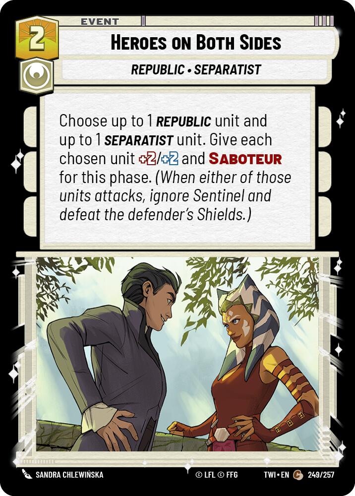 Heroes on Both Sides (249/257) (249/257) [Twilight of the Republic] | Deep Dive Games St. Marys