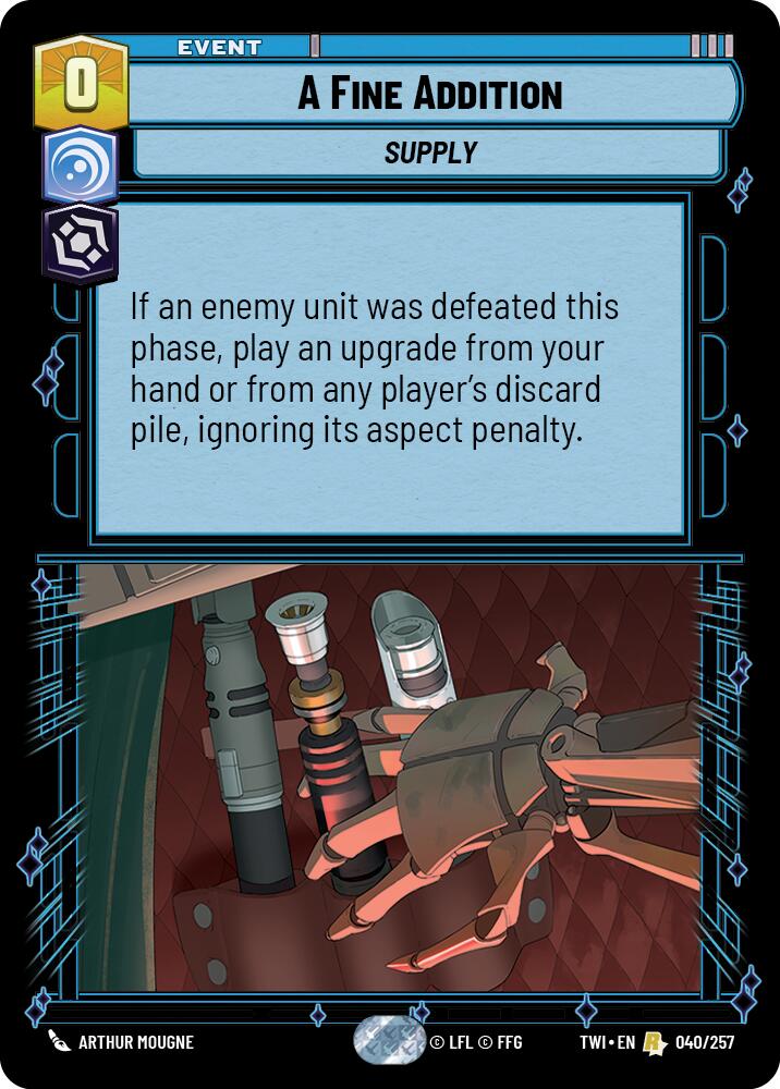 A Fine Addition (040/257) (040/257) [Twilight of the Republic] | Deep Dive Games St. Marys