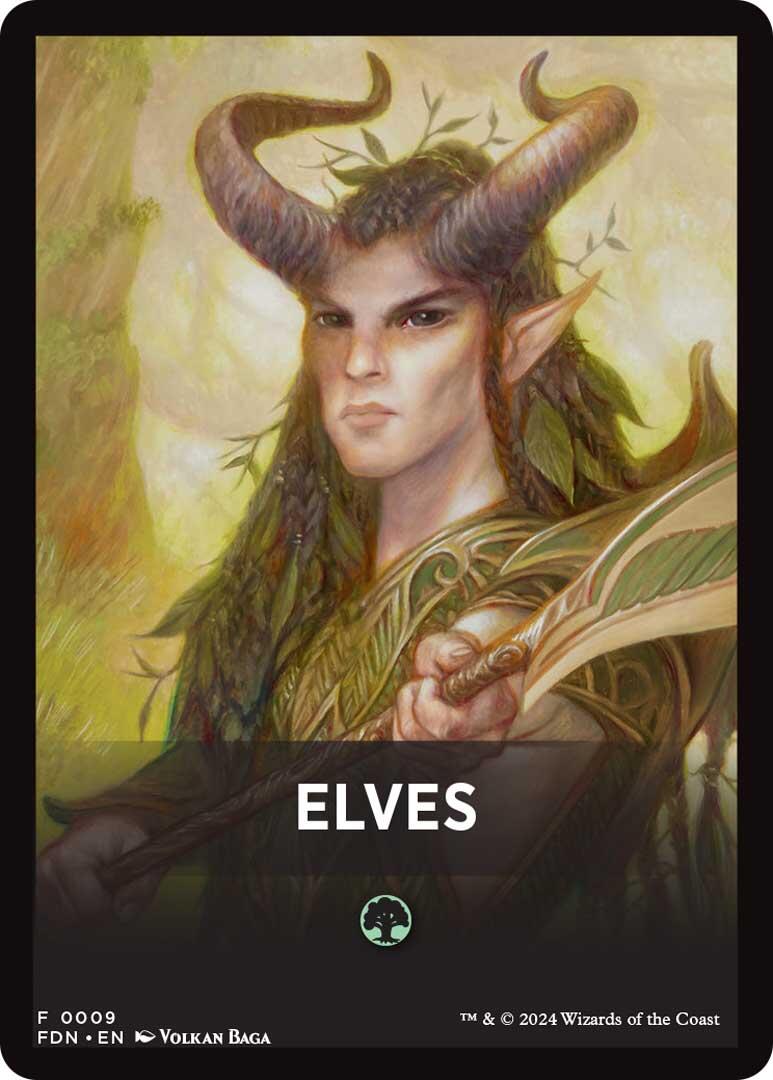 Elves Theme Card [Foundations Tokens] | Deep Dive Games St. Marys