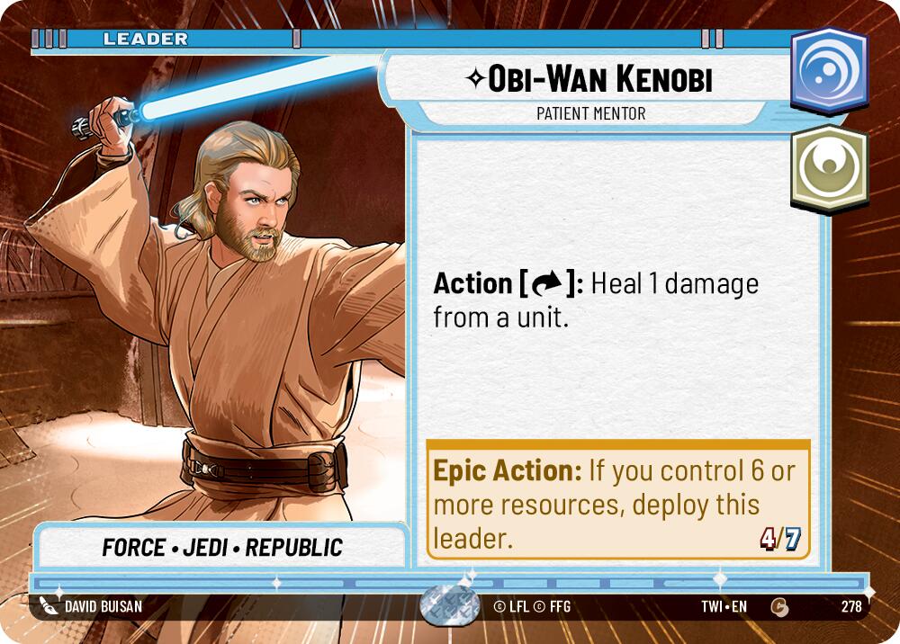 Obi-Wan Kenobi - Patient Mentor (278) (Hyperspace) (278) [Twilight of the Republic] | Deep Dive Games St. Marys